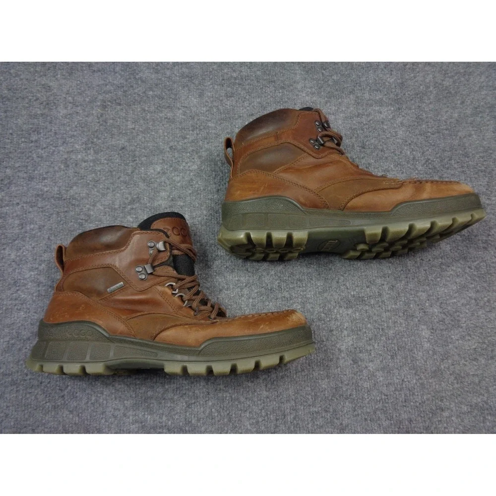 ECCO Track 25 Gore Tex Mid Hiking Boots Waterproof Leather Men's 43 US 9